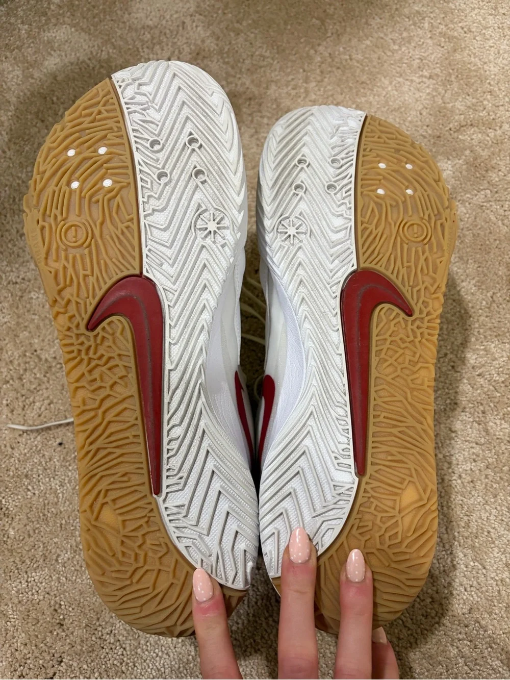 Nike Zoom Hyperace 3-White/Crimson - Picture 6 of 8